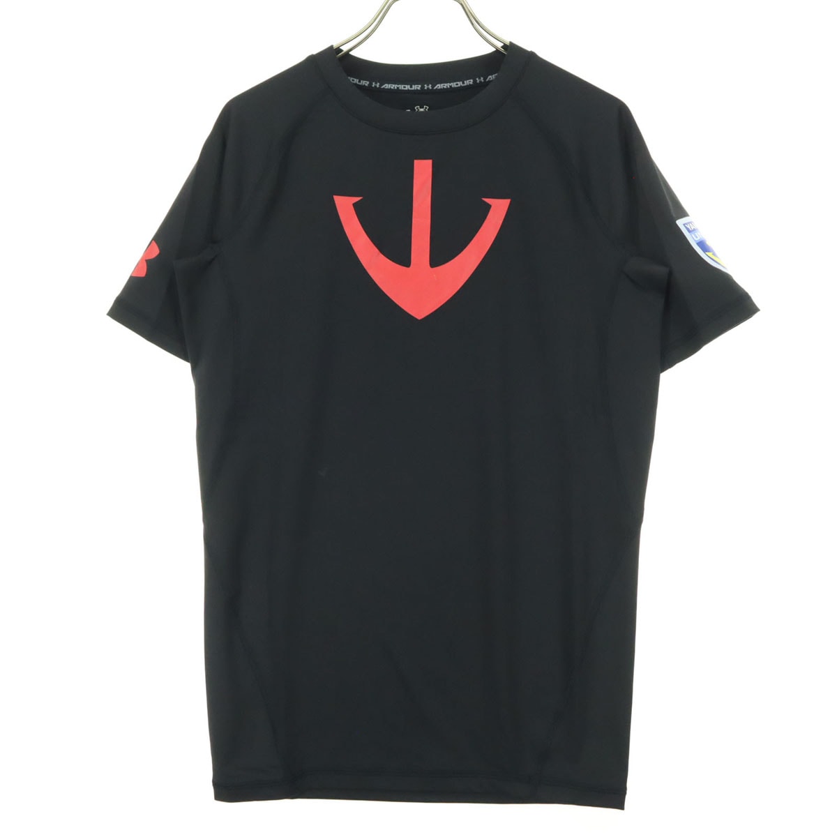 UNDER ARMOUR アンダーアーマー 宇宙戦艦ヤマト コラボ プリント 半袖 Tシャツ XL ブラック 外袋付属