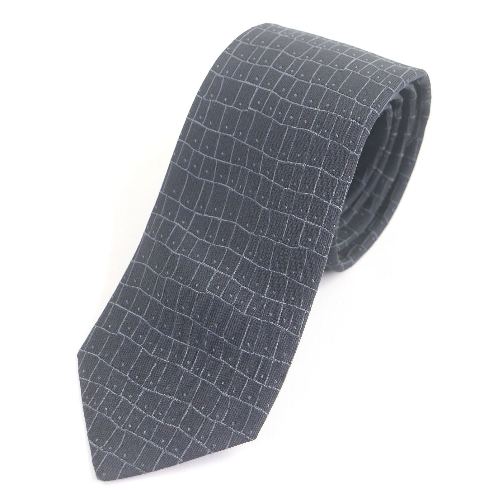 未使用品 エルメス ネクタイ SOIE LOURDE 7CM LOOK LIKE