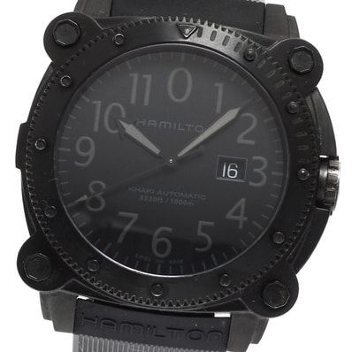 ☆良品 ハミルトン カーキ ビロウゼロ H785850 メンズ 【中古】