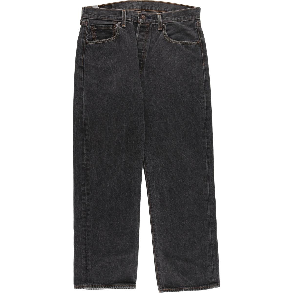 古着 リーバイス Levi's 501 ブラックデニム ストレートデニムパンツ メンズw31相当/eaa554428