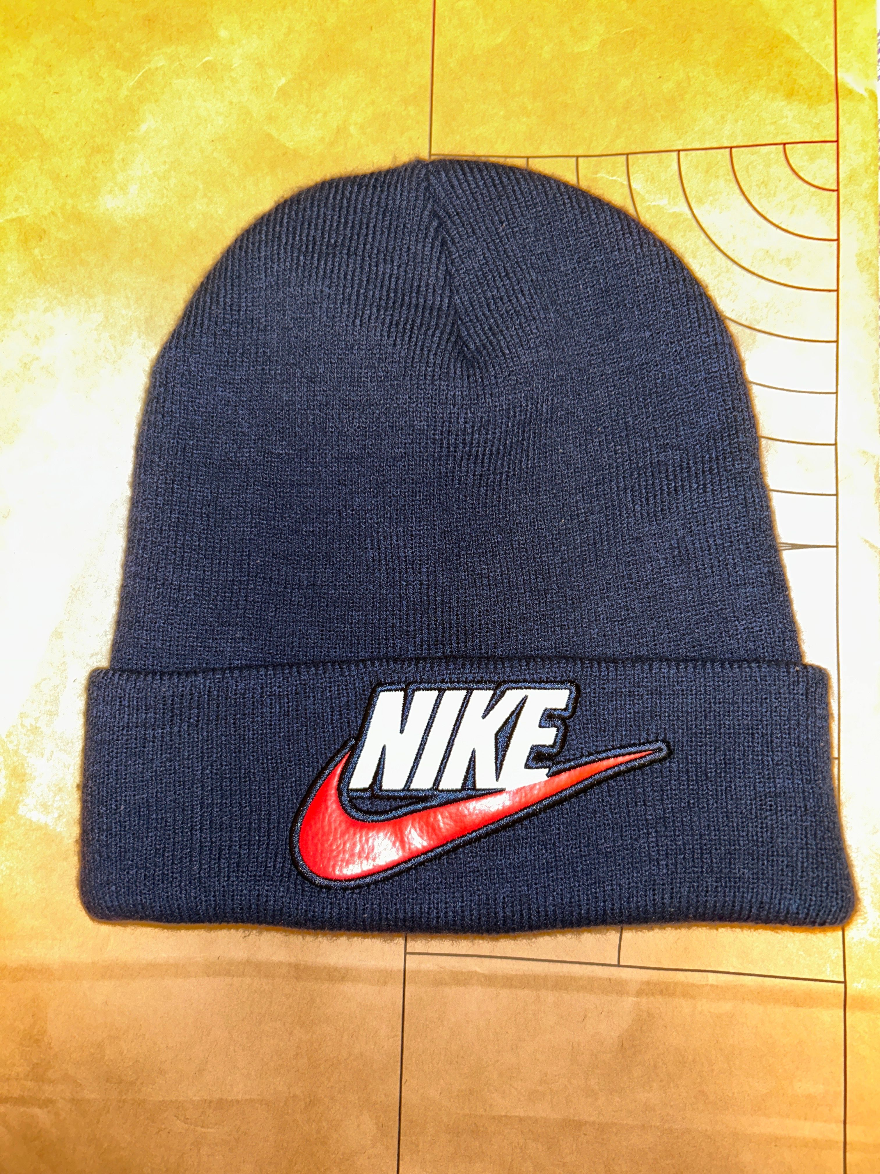 Supreme / NIKE® Beanie "navy"