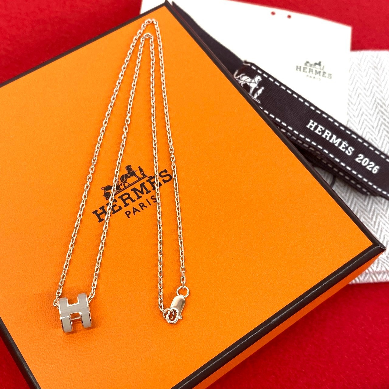 HERMES エルメス ミニ ポップアッシュ ネックレス GP ネックレス ゴールド
 02198