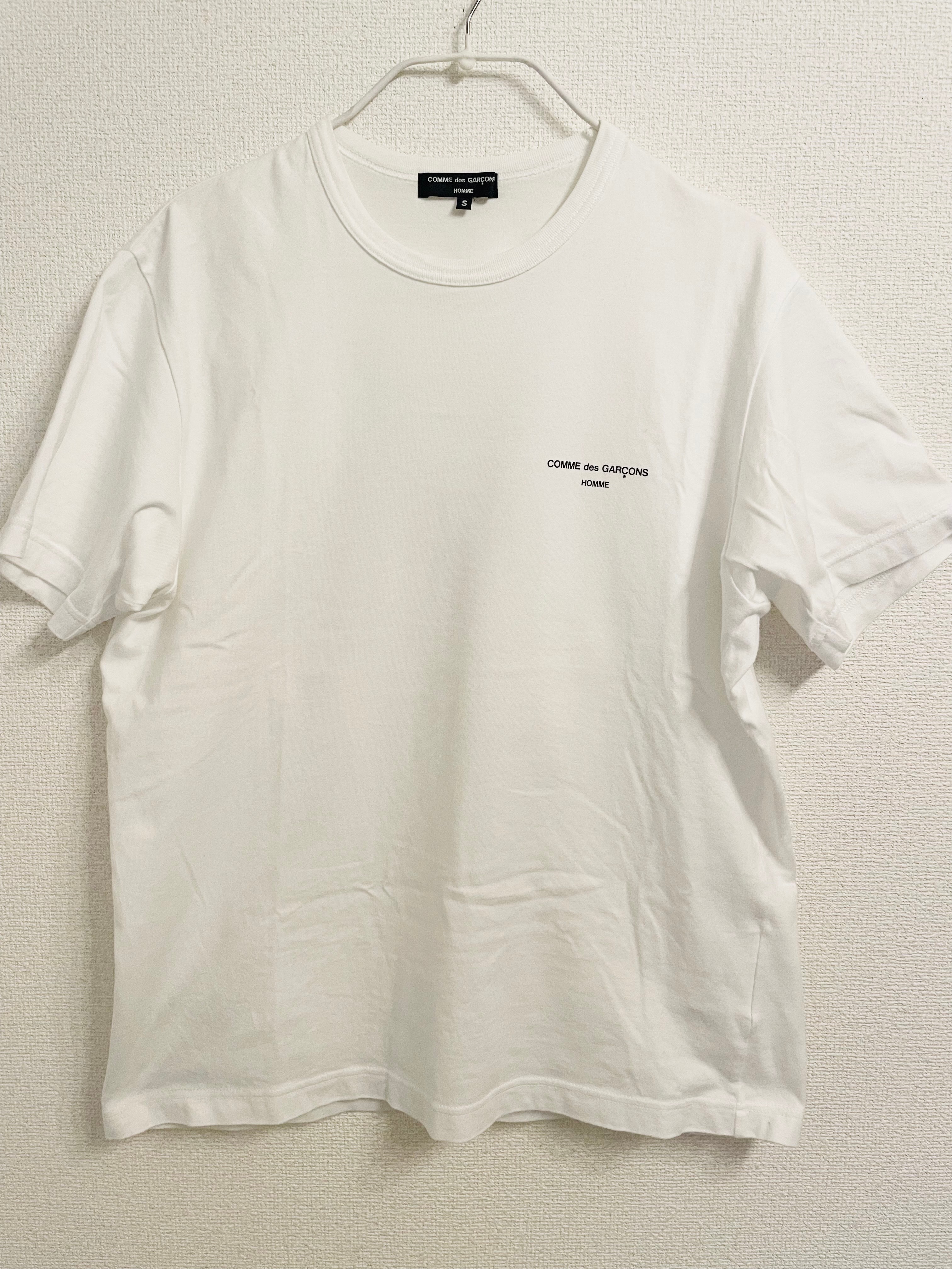 美品 COMME des GARCONS HOMME ロゴ Tシャツ S