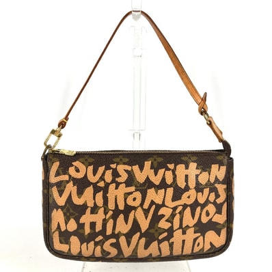 Louis Vuitton Pochette Accessoires Monogram Graffiti "Peach"