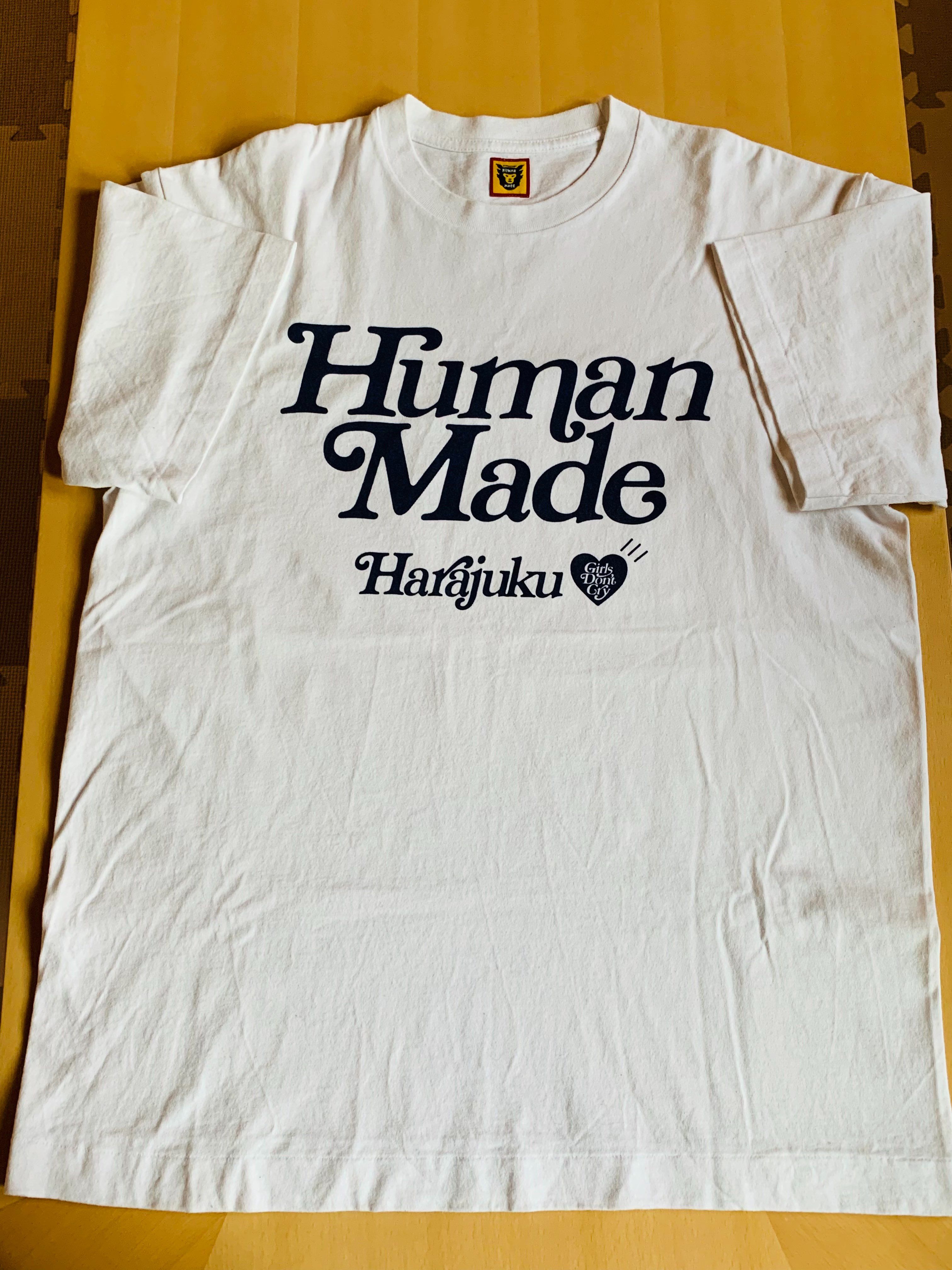 HUMAN MADE Girls Don't Cry Harajuku T-Shirt #1 "White" / VERDY