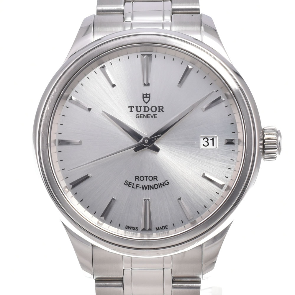 チューダー TUDOR 12500 デイト シルバー 自動巻き メンズ 美品 内箱付き 腕時計 A#149420