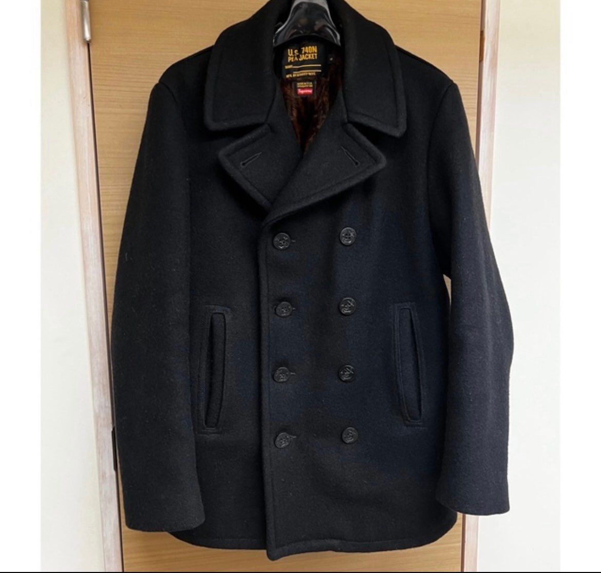 Supreme Schott Peacoat "Black"