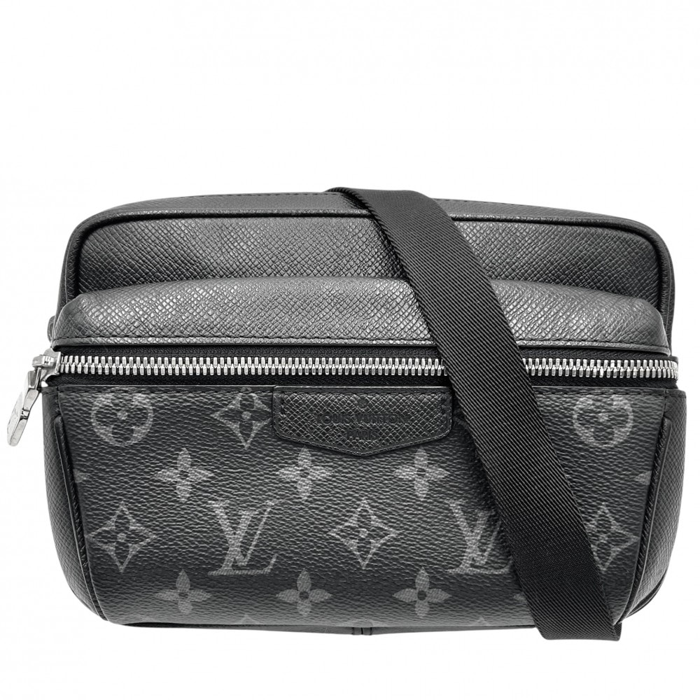 LOUIS VUITTON ルイヴィトン ボディバッグ モノグラムエクリプス バムバッグアウトドア タイガラマ ウエストポーチ ブラック 黒 かばん 鞄 M30245    ノワール シルバー金具 メンズ【中古品】