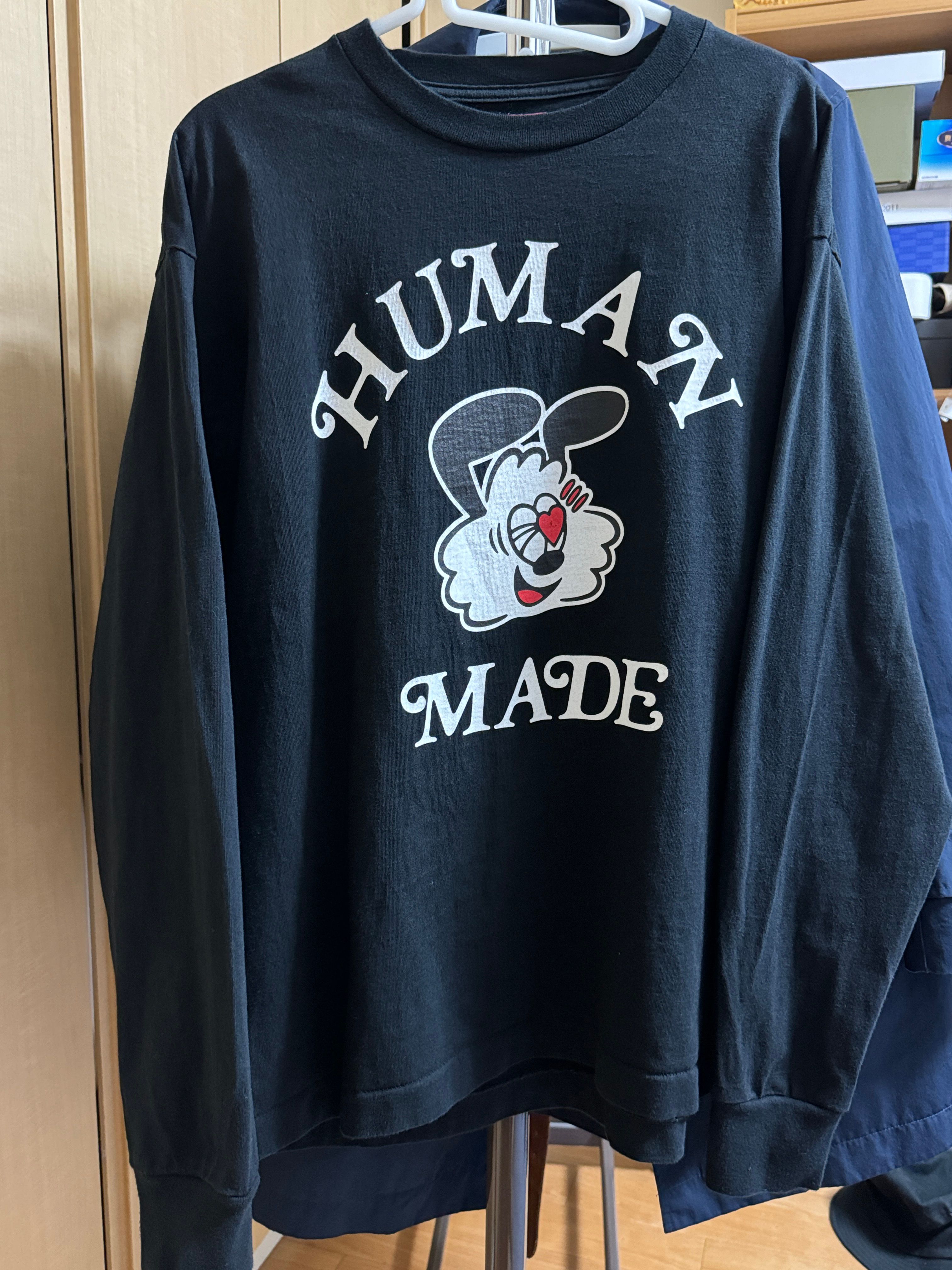 HUMAN MADE GDC White Day L/S T-shirt "Black" / VERDY