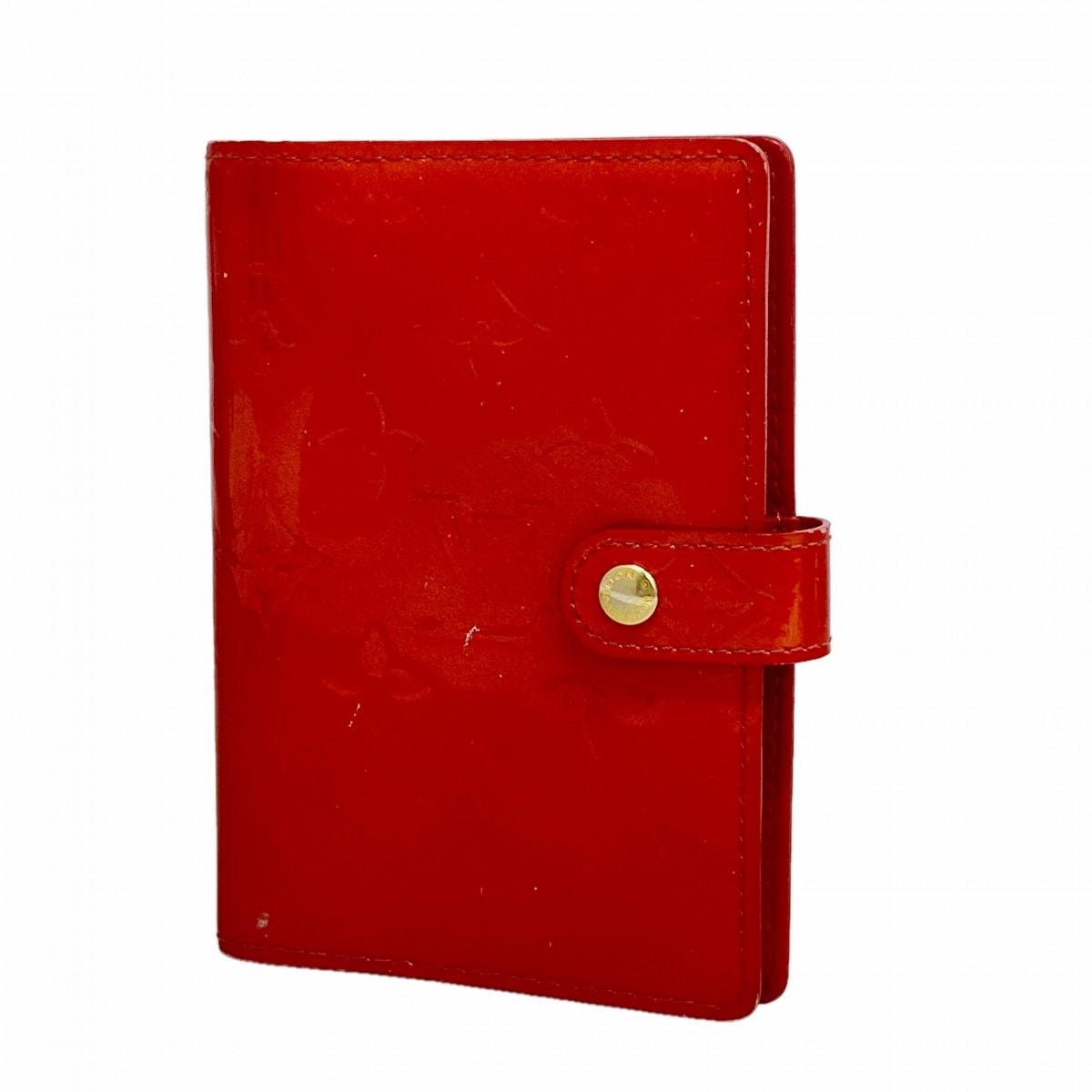 【6fa1249】ルイヴィトン 手帳カバー ヴェルニ アジェンダPM R21003 ルージュ【中古】レディース