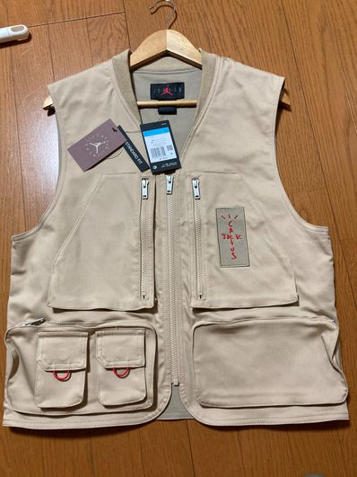 Air Jordan x Travis Cactus Jack Utility Vest "Khaki Desert"