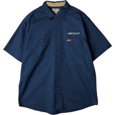 古着 カーハート Carhartt 半袖 ワークシャツ メンズXL相当/eaa577766