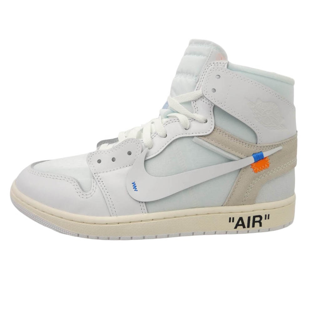 NIKE ナイキ AA3834-100 【フェイクバスターズ鑑定済】 × Virgil Abloh Archive V.A.A. × Air Jordan 1 Retro High OG Alaska AJ1 ハイカット スニーカー【新古品】【未使用】【中古】