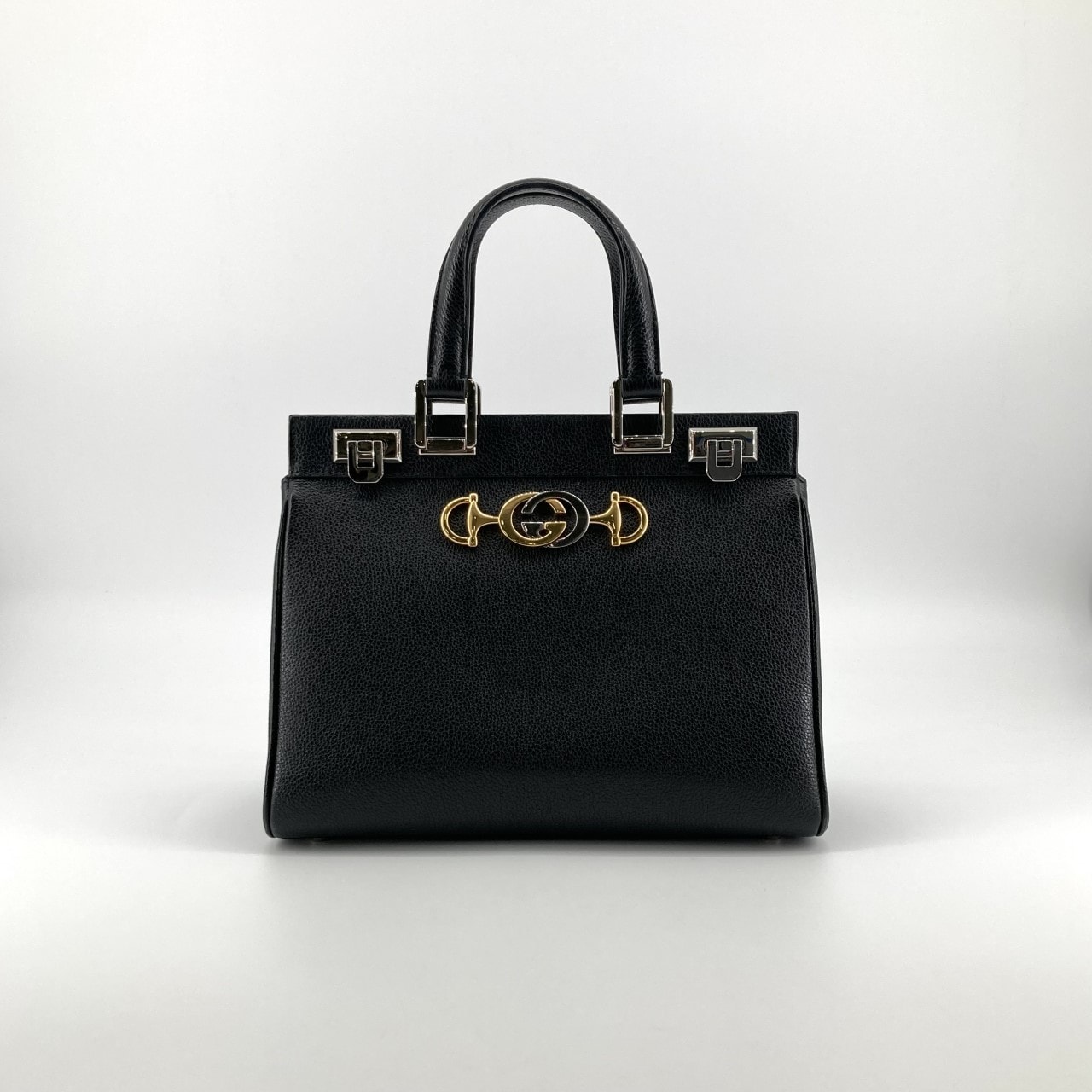 GUCCI(グッチ) ズゥミ スモールトップハンドル 569712 ショルダーバッグ ブラック