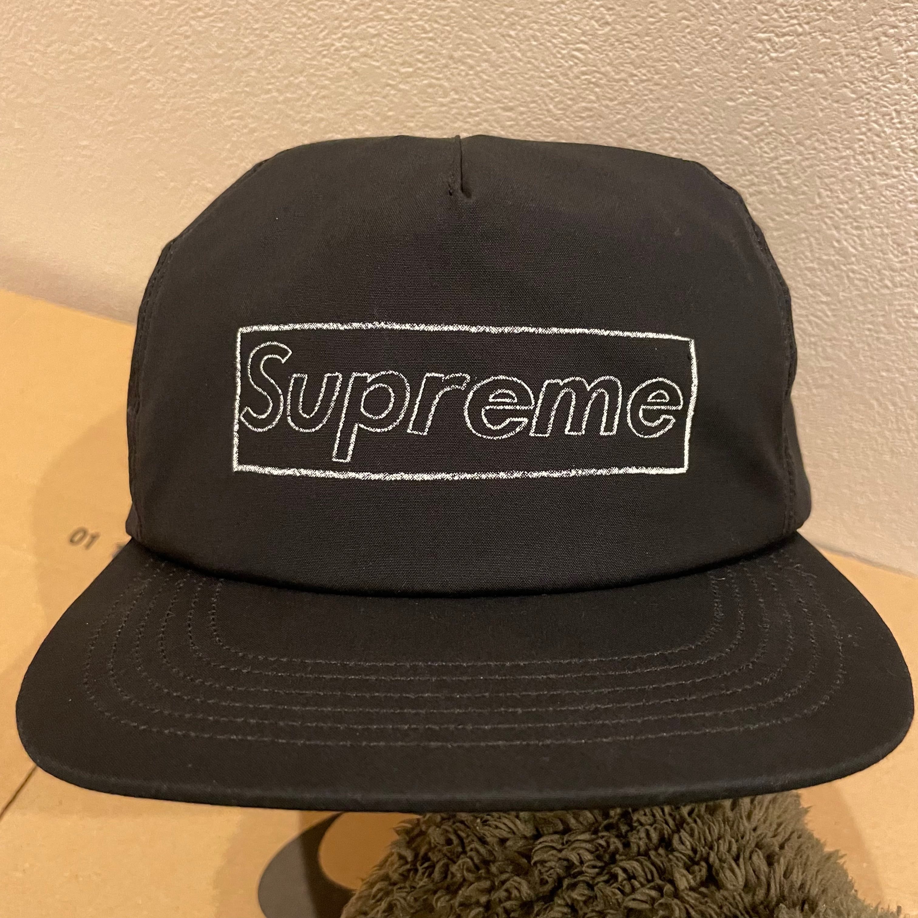 Supreme KAWS Chalk Logo 5-Panel "Black"