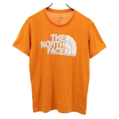 THE NORTH FACE ノースフェイス NT31782 アウトドア 半袖 Tシャツ M オレンジ系