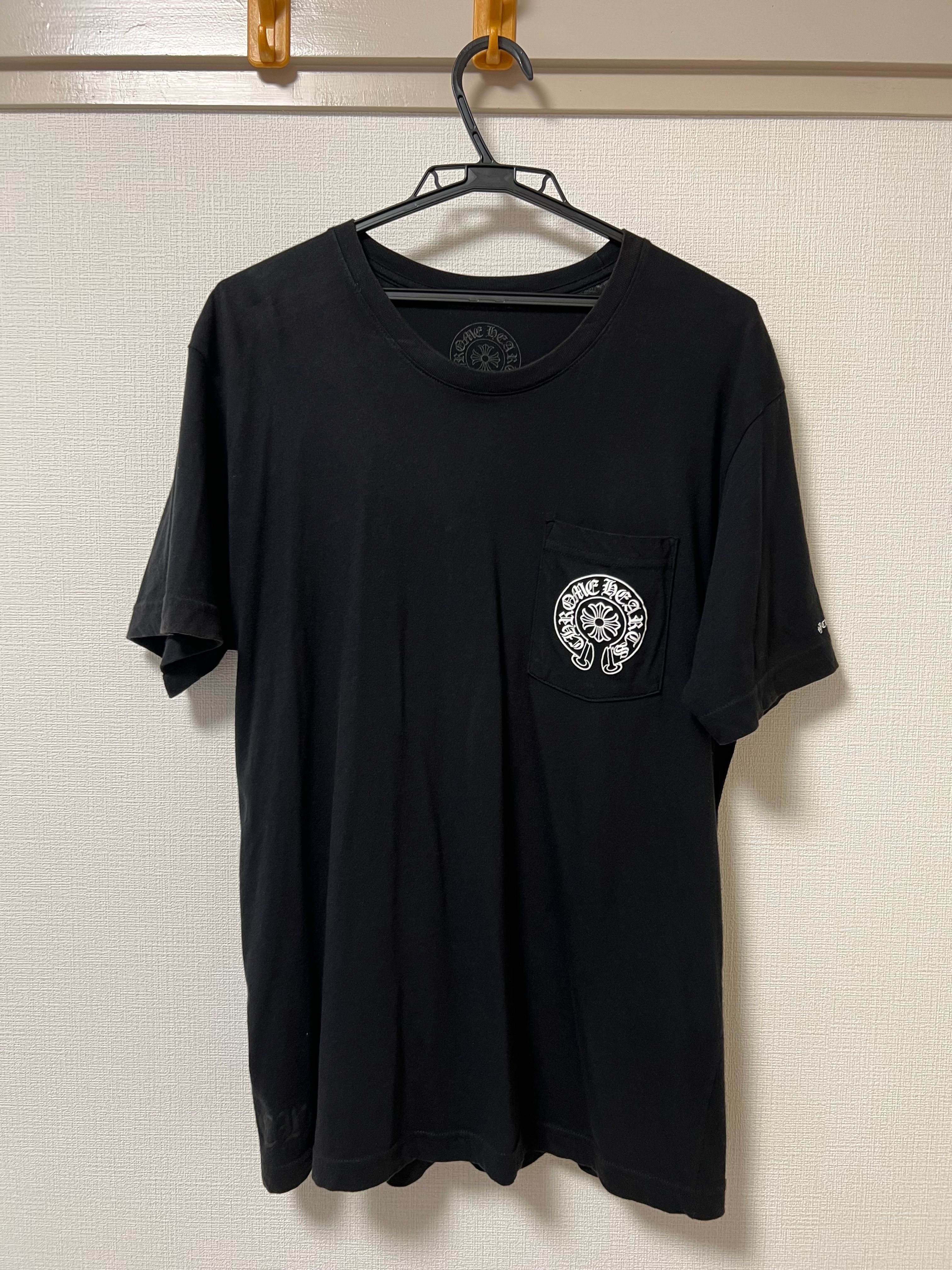 Chrome Hearts Horse Shoe Logo Pocket T-Shirt Fuck You "Black"