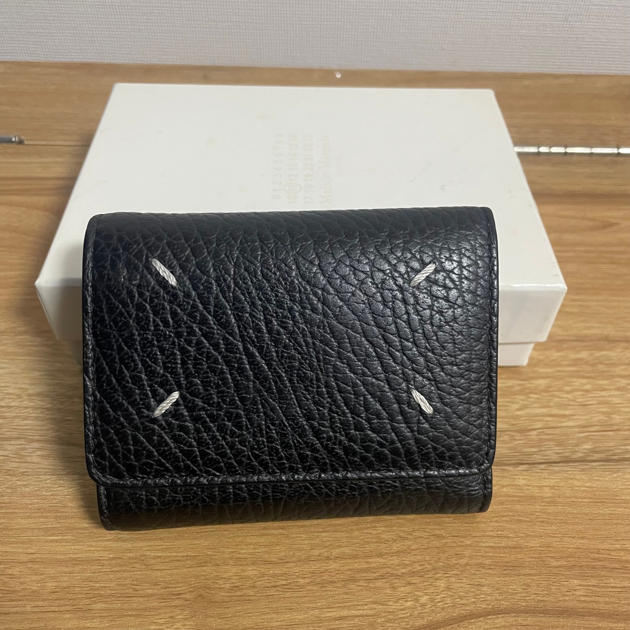 Maison Margiela Leather Envelope Wallet "Black"