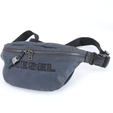 ディーゼル ボディバッグ レザー×ナイロン