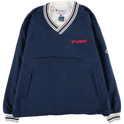 古着 90年代 チャンピオン Champion Vネック ナイロンプルオーバー メンズL相当 ヴィンテージ/eaa602078