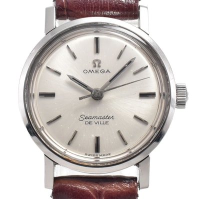 オメガ OMEGA 535.004 ヴィンテージ シーマスター シルバー 手巻き レディース 良品 腕時計 O#150159