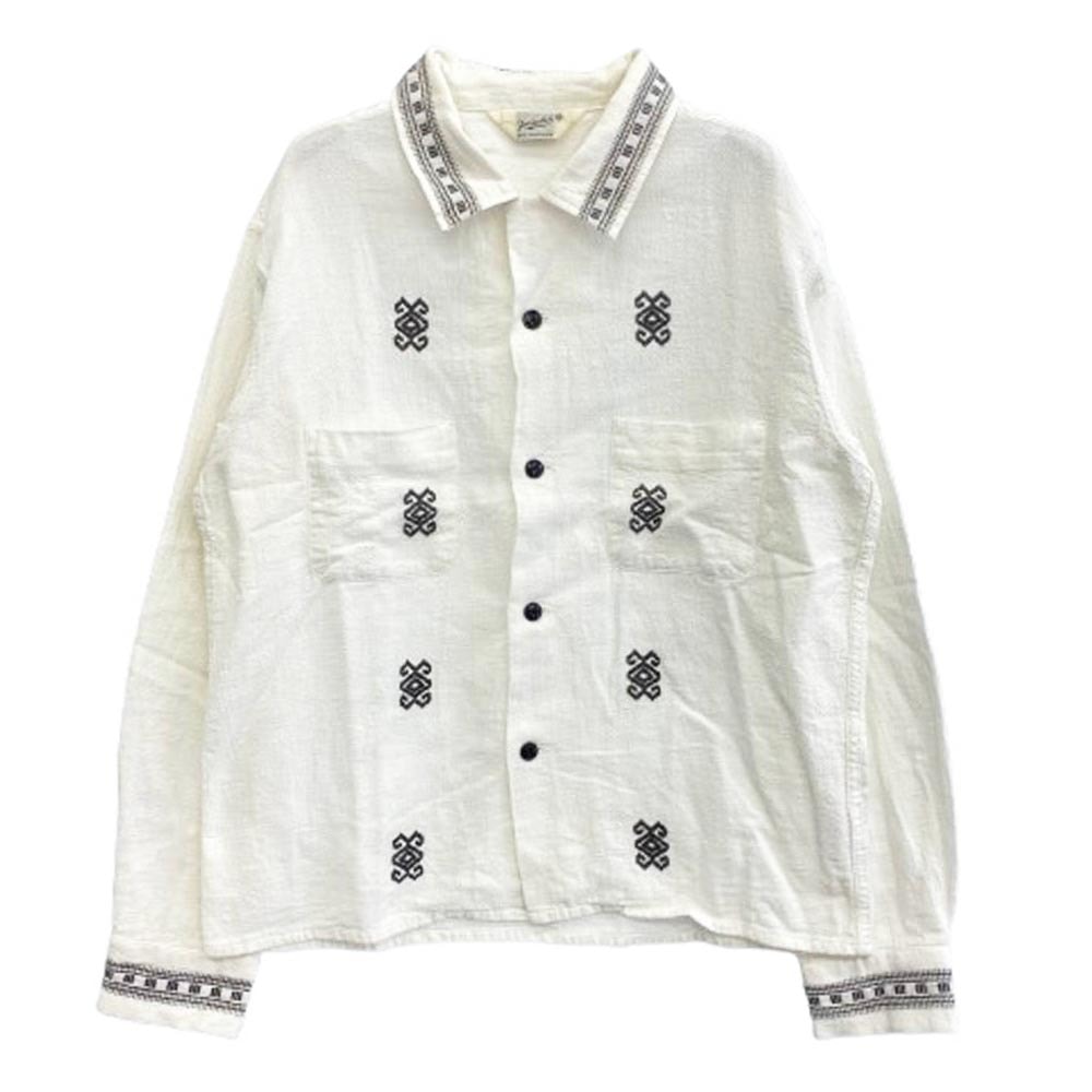 TENDERLOIN テンダーロイン 長袖シャツ T-BAJA SHT L/S バハ シャツ 長袖 ホワイト系 XS【中古】