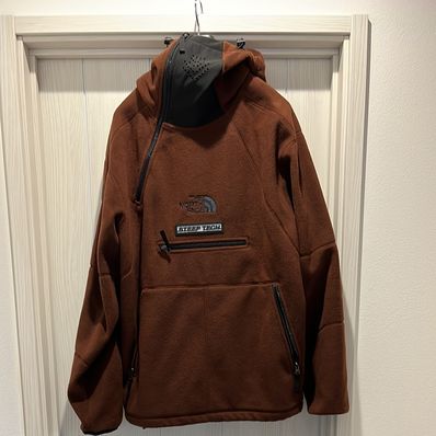 Supreme x The North Face Steep Tech Fleece Pullover "Brown"