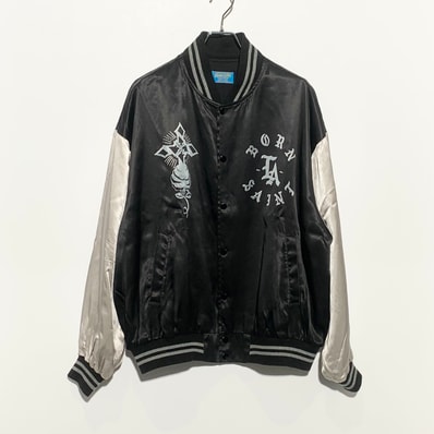 Saint Mxxxxxx x Born x Raised 24SS Born Saint Blouson "Black Gray"