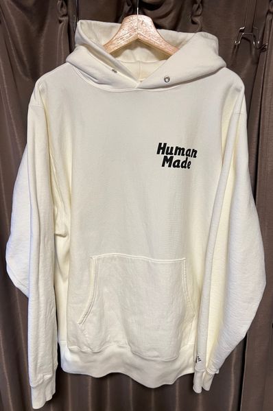 HUMAN MADE A$AP Rocky HUMAN TESTING PIZZA HOODIE "White"