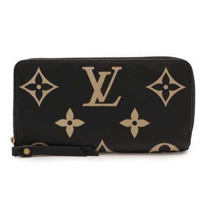 ルイ・ヴィトンジッピーウォレット モノグラムアンプラント M80481