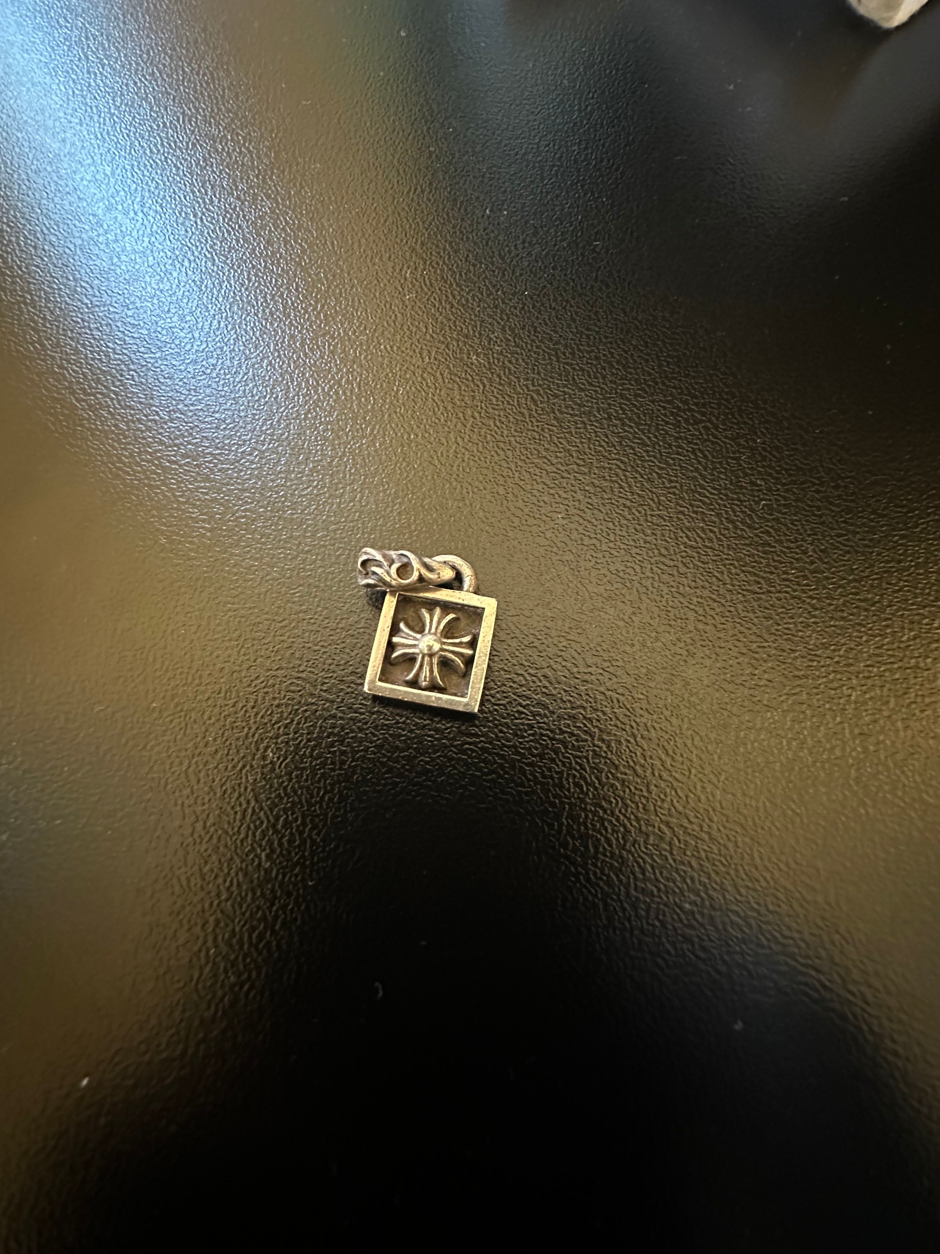 Chrome Hearts Framed CH Plus Charm "Silver"