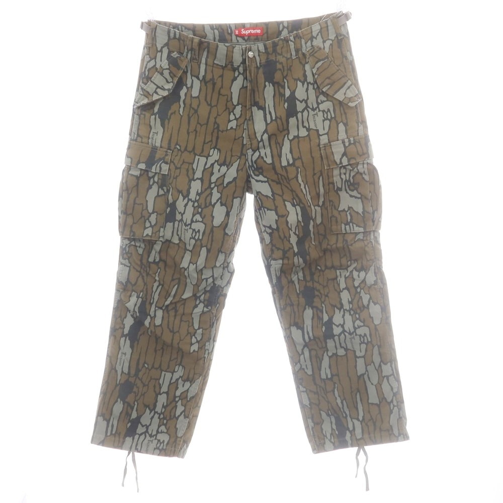 【中古】シュプリーム Supreme 2025年春夏 Cargo Pant コットン カーゴパンツ ブラウンxオリーブ【サイズ34】【メンズ】