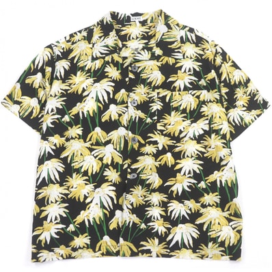 極美品 ロエベ 半袖シャツ ブラック メンズ S H2109870SU