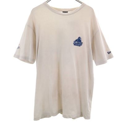 XLARGE エクストララージ New Era ニューエラ トリプルコラボ MLB ロサンゼルス・ドジャース 半袖 Tシャツ XL アイボリー