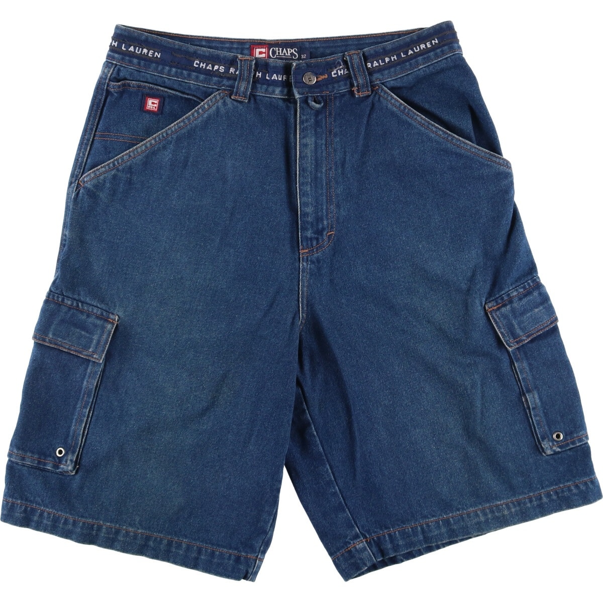 古着 90年代 ラルフローレン Ralph Lauren CHAPS チャップス デニムショーツ ショートパンツ メンズw32相当 ヴィンテージ/eaa549263