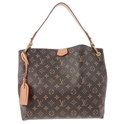 LOUIS VUITTON ルイ・ヴィトン グレースフル PM ショルダーバッグ M43700 モノグラム ブラウン レディース【中古】