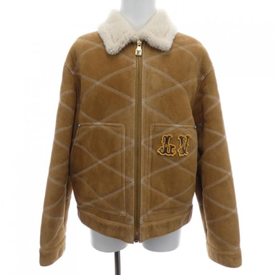 ルイヴィトン LOUIS VUITTON エンブロイダードシアリングワークウェア HRL90EMLS ムートンジャケット