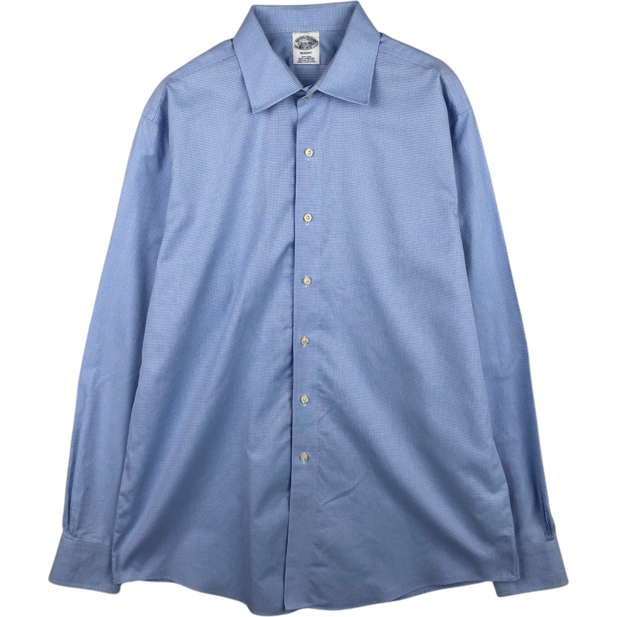 古着 ブルックスブラザーズ Brooks Brothers Est.1818 REGENT 長袖 コットンチェックシャツ メンズL相当/eaa619025
