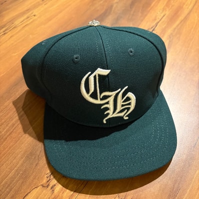 Chrome Hearts 6 Panel On Field Baseball Cap "Forest Green"