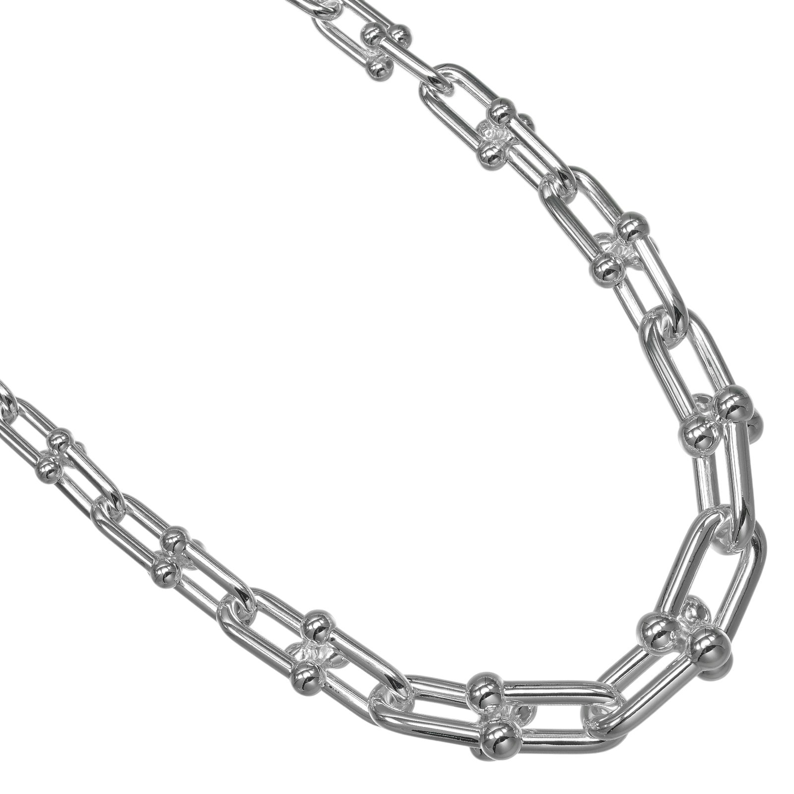 ティファニー ハードウェア グラジュエイテッドリンク レディースネックレス