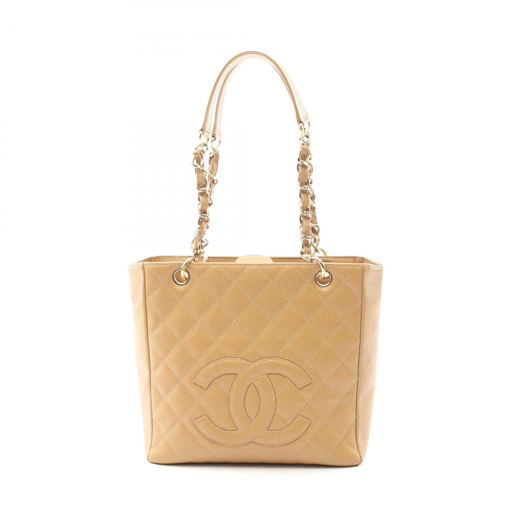シャネル CHANEL マトラッセ PST トートバッグ バッグ キャビアスキン(グレインドカーフ) レディース ベージュ系 【中古】
