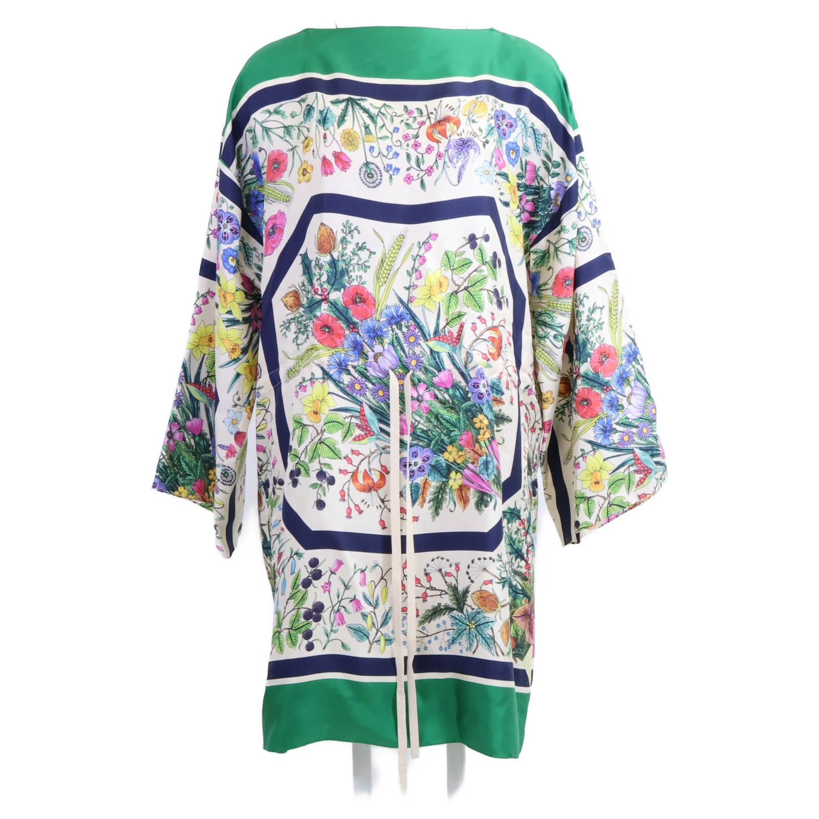 グッチ 国内正規 543199 スカーフ柄ウエストリボン シルク 42