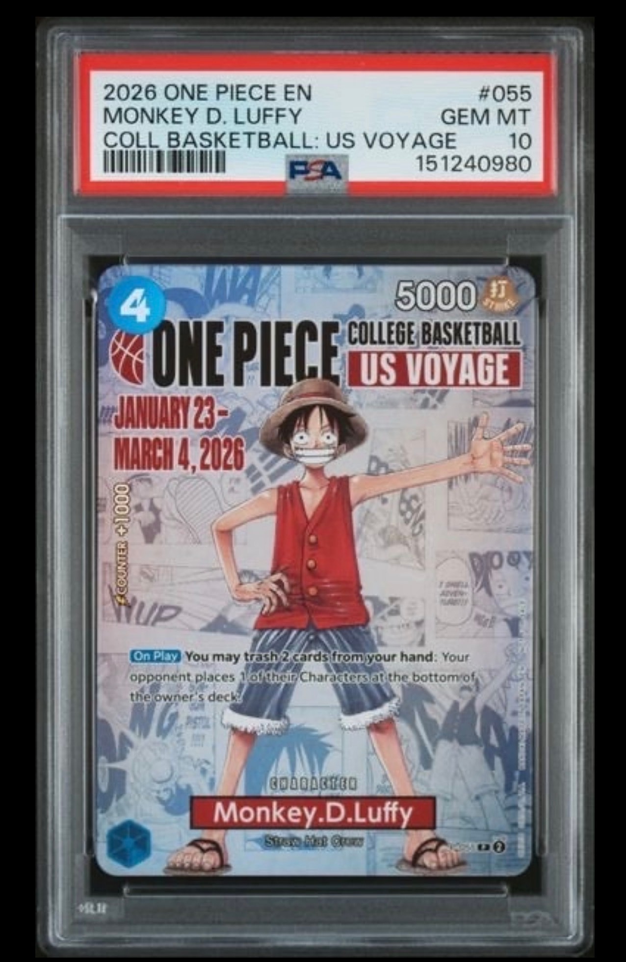 PSA10】ナミ L-P [OP11-041](ブースターパック「神速の拳」) 1枚の中古