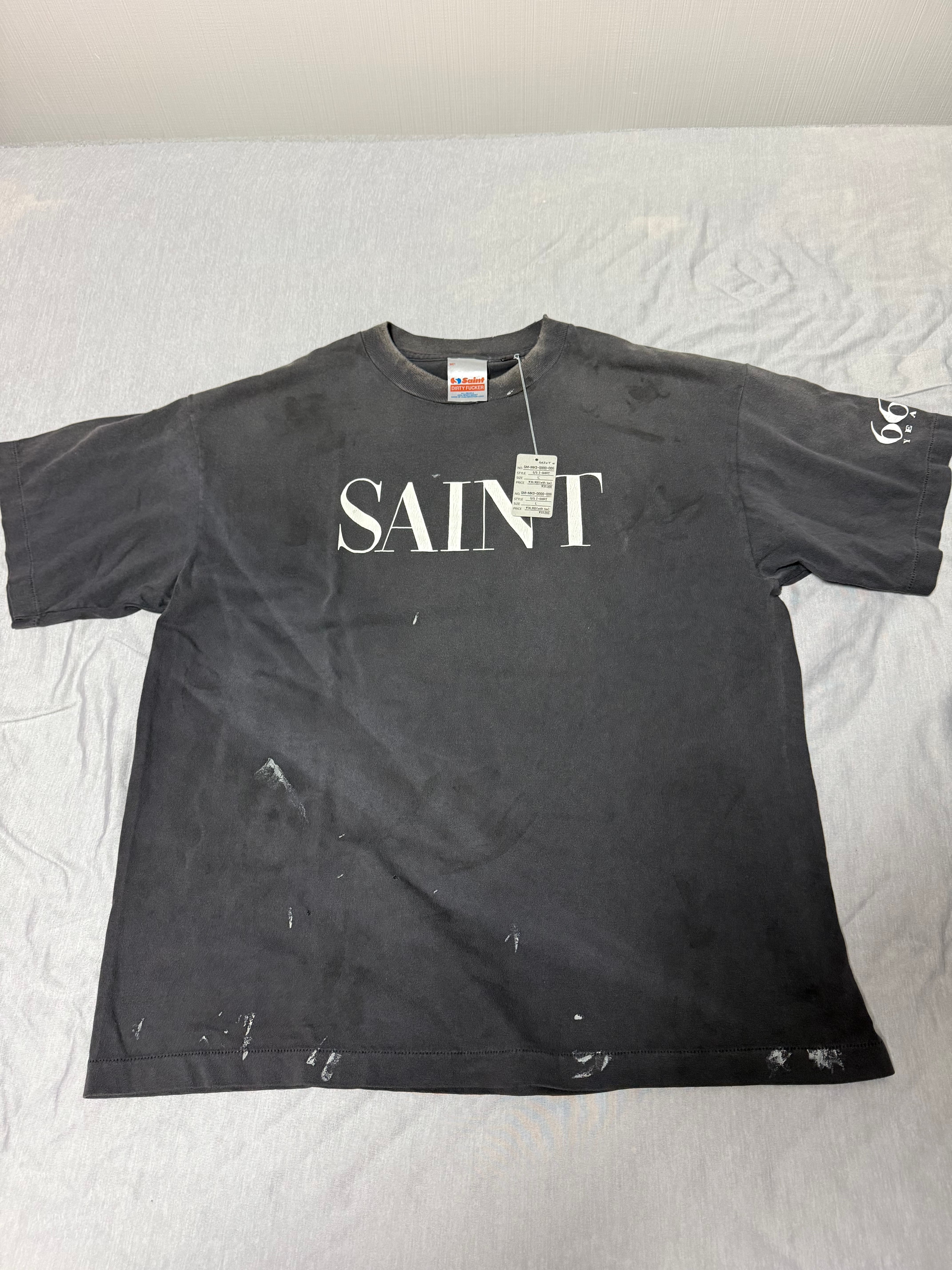 SAINT Mxxxxxx SS T-Shirt Saint 666 "Black"