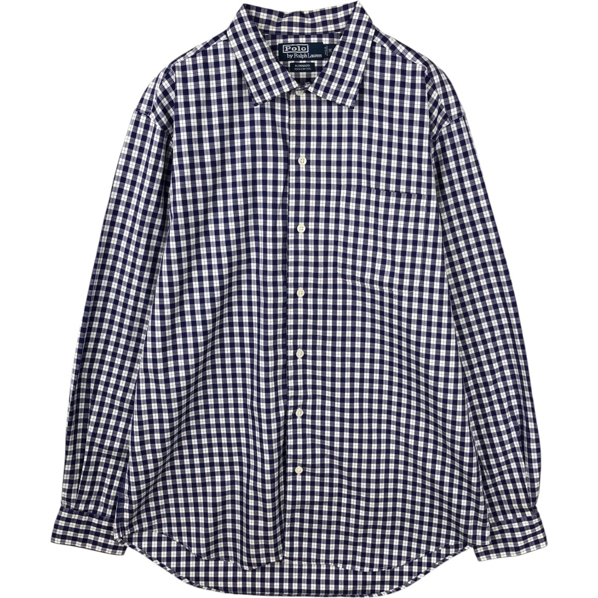 古着 ラルフローレン Ralph Lauren POLO by Ralph Lauren BONNARD 長袖 コットンチェックシャツ メンズM相当/eaa643451
