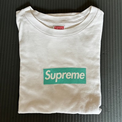 Supreme x Tiffany & Co. Box Logo Tee "White"