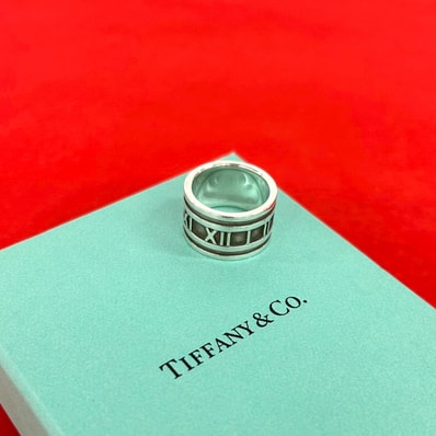 TIFFANY&Co. ティファニー アトラス シルバー925 リング・指輪 10号 シルバー
00844