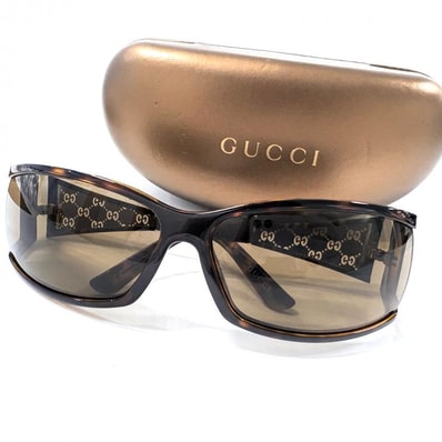 グッチ GG べっ甲柄 サングラス ブラウン ゴールド金具 66□14 110 2998/S NHO6J GUCCI 正規品【鑑定済み】