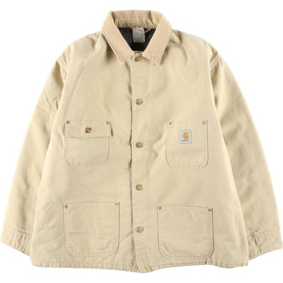 古着 カーハート Carhartt ミシガンチョアコート ダックカバーオール メンズXL相当/eaa619169
