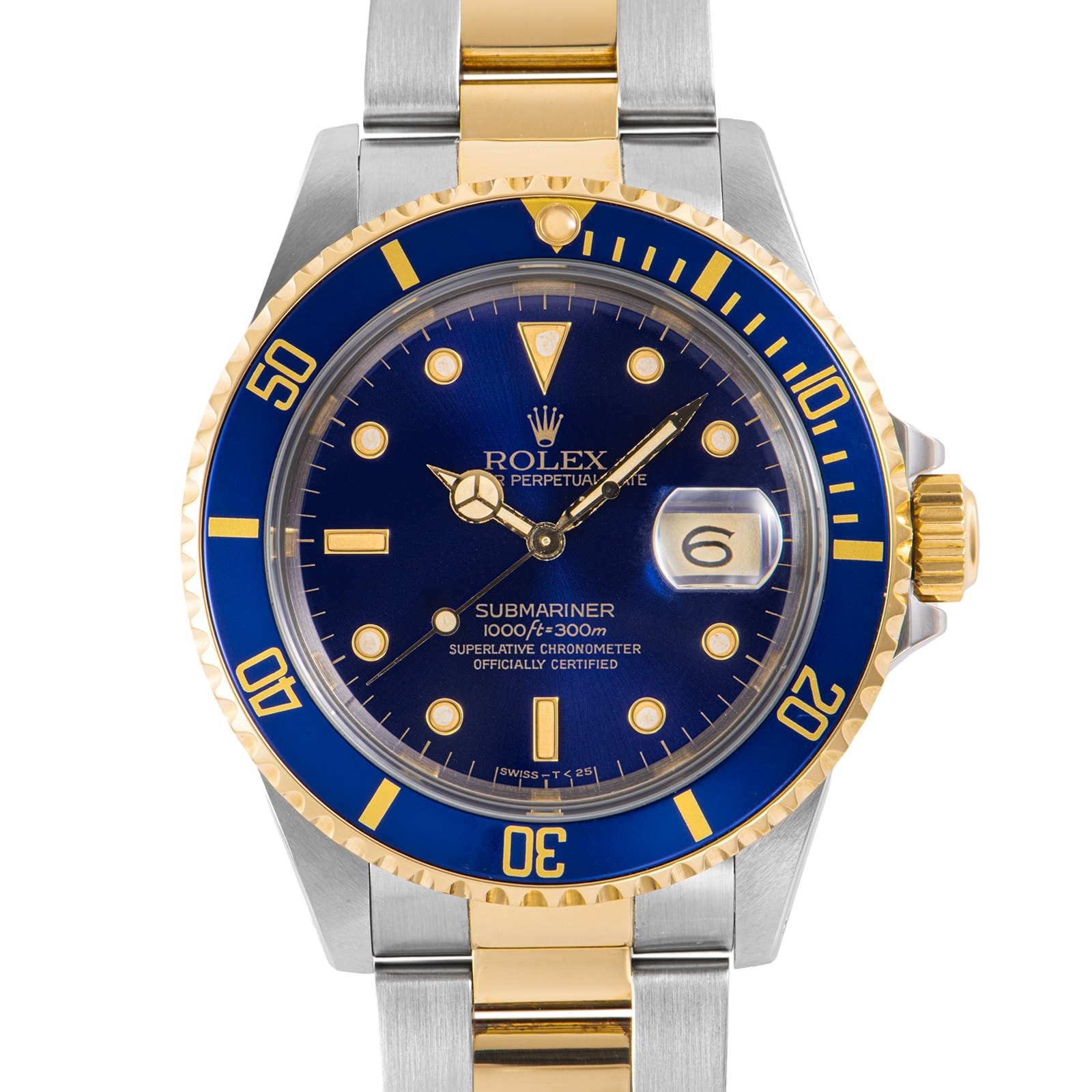ROLEX ロレックス サブマリーナデイト 16613 E番 Tritium  SS/YG【中古】